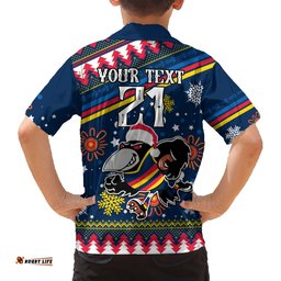 Custom Crows Football Hawaiian Shirt Christmas Vibe