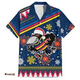 Custom Crows Football Hawaiian Shirt Christmas Vibe