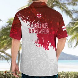 England Rugby Hawaiian Shirt Go Champions World Cup Red Rose