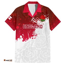 England Rugby Hawaiian Shirt Go Champions World Cup Red Rose