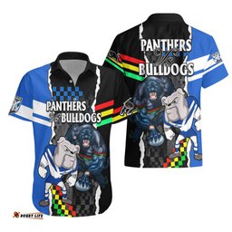 NRL Combine Bulldogs and Panthers Hawaiian Shirt