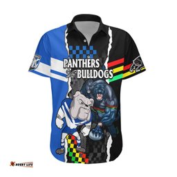 NRL Combine Bulldogs and Panthers Hawaiian Shirt