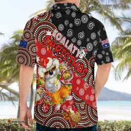 Koalaty Christmas Hawaiian Shirt Australia Koala Aboriginal