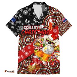 Koalaty Christmas Hawaiian Shirt Australia Koala Aboriginal