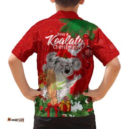 Koala Lover Hawaiian Shirt Australia Merry Christmas Aboriginal