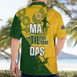 Matildas Soccer Hawaiian Shirt Australian Indigenous National Color