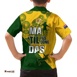 Matildas Soccer Hawaiian Shirt Australian Indigenous National Color