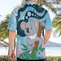 Australia Opal Koala Hawaiian Shirt Aussie Aboriginal Art