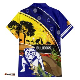 Bulldogs ANZAC Day Hawaiian Shirt Rosemary Starring Night Style