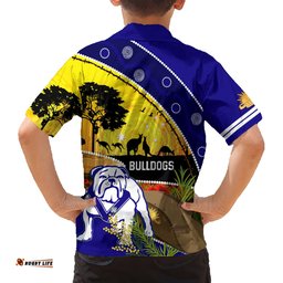 Bulldogs ANZAC Day Hawaiian Shirt Rosemary Starring Night Style