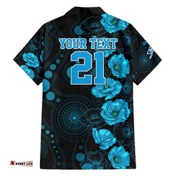 Strikers Cricket Never Forget Custom Hawaiian Shirt ANZAC Day with Poppy Aboriginal