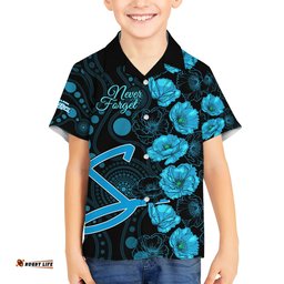 Strikers Cricket Never Forget Custom Hawaiian Shirt ANZAC Day with Poppy Aboriginal