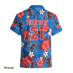 Custom Knights Rugby Hawaiian Shirt Beautiful Floral Pattern Spring Summer Vibe
