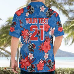 Custom Knights Rugby Hawaiian Shirt Beautiful Floral Pattern Spring Summer Vibe