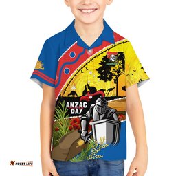 Knights Rugby ANZAC Day Hawaiian Shirt Novocastrians Mascot Rosemary Starry Night
