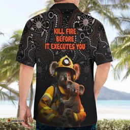 Paws For Australia Hawaiian Shirt Bushfire Awareness Indigenous Aboriginal