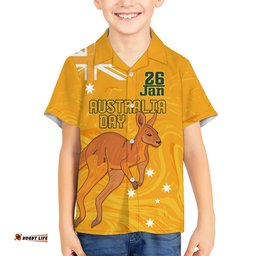 Personalised Matildas Australia Day Hawaiian Shirt Proud To Be Tillies Gold Version