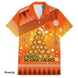 Custom Scorchers BBL Hawaiian Shirt Christmas Vibe