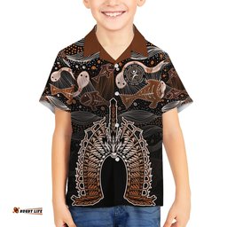 Torres Strait Islander NAIDOC 2024 Hawaiian Shirt Dhari Headdress Indigenous Cultural Spirit