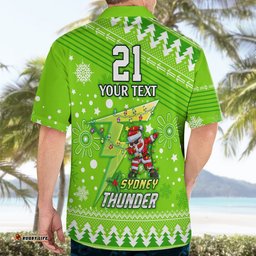 Custom Thunder BBL Hawaiian Shirt Christmas Vibe