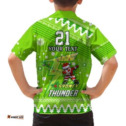 Custom Thunder BBL Hawaiian Shirt Christmas Vibe