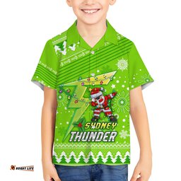 Custom Thunder BBL Hawaiian Shirt Christmas Vibe