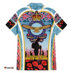 Royal New Zealand Air Force ANZAC Day Hawaiian Shirt Te Tauaarangi o Aotearoa