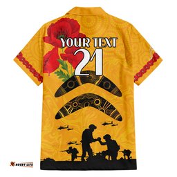 Australia Matildas Soccer ANZAC Custom Hawaiian Shirt Gallipoli Soldier With Aboriginal Dots Art