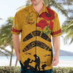 Australia Matildas Soccer ANZAC Custom Hawaiian Shirt Gallipoli Soldier With Aboriginal Dots Art