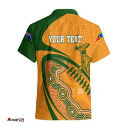 Personalised Aussie Wallabies Hawaiian Shirt Rugby World Cup Indigenous