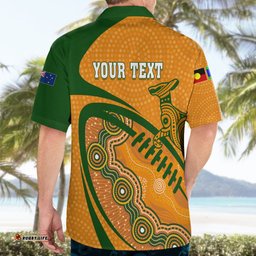 Personalised Aussie Wallabies Hawaiian Shirt Rugby World Cup Indigenous