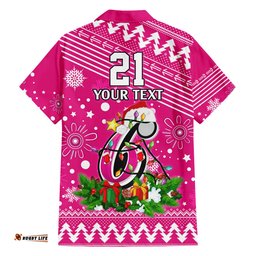 Custom Sixers BBL Hawaiian Shirt Christmas Vibe
