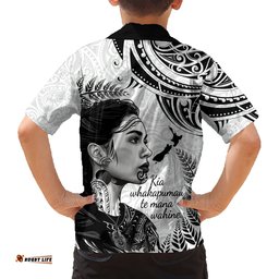 New Zealand Women's Day Hawaiian Shirt Aotearoa Kia Whakapumau Te Mana Wahine