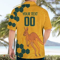Custom Australia Day Soccer Socceroos Hawaiian Shirt We Are One And Free