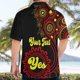 Personalised Australia Walk For Yes Hawaiian Shirt Indigenous Voice Aboriginal Red Vibe