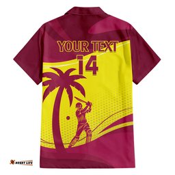 Custom West Indies Cricket Hawaiian Shirt 2024 World Cup Go Windies