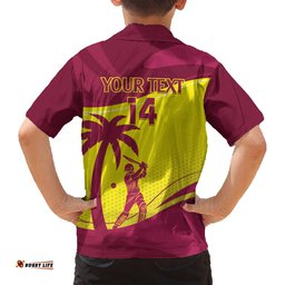 Custom West Indies Cricket Hawaiian Shirt 2024 World Cup Go Windies