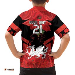 Custom Dragons Rugby ANZAC Hawaiian Shirt Gallipoli Soldier With Aboriginal Art