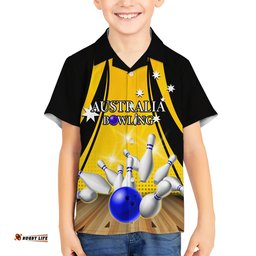 Australia Bowling Hawaiian Shirt I Am A Bowling Pin Curve Style