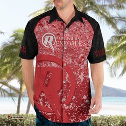 Melbourne Renegades Custom Hawaiian Shirt BBL Cricket Team 2024