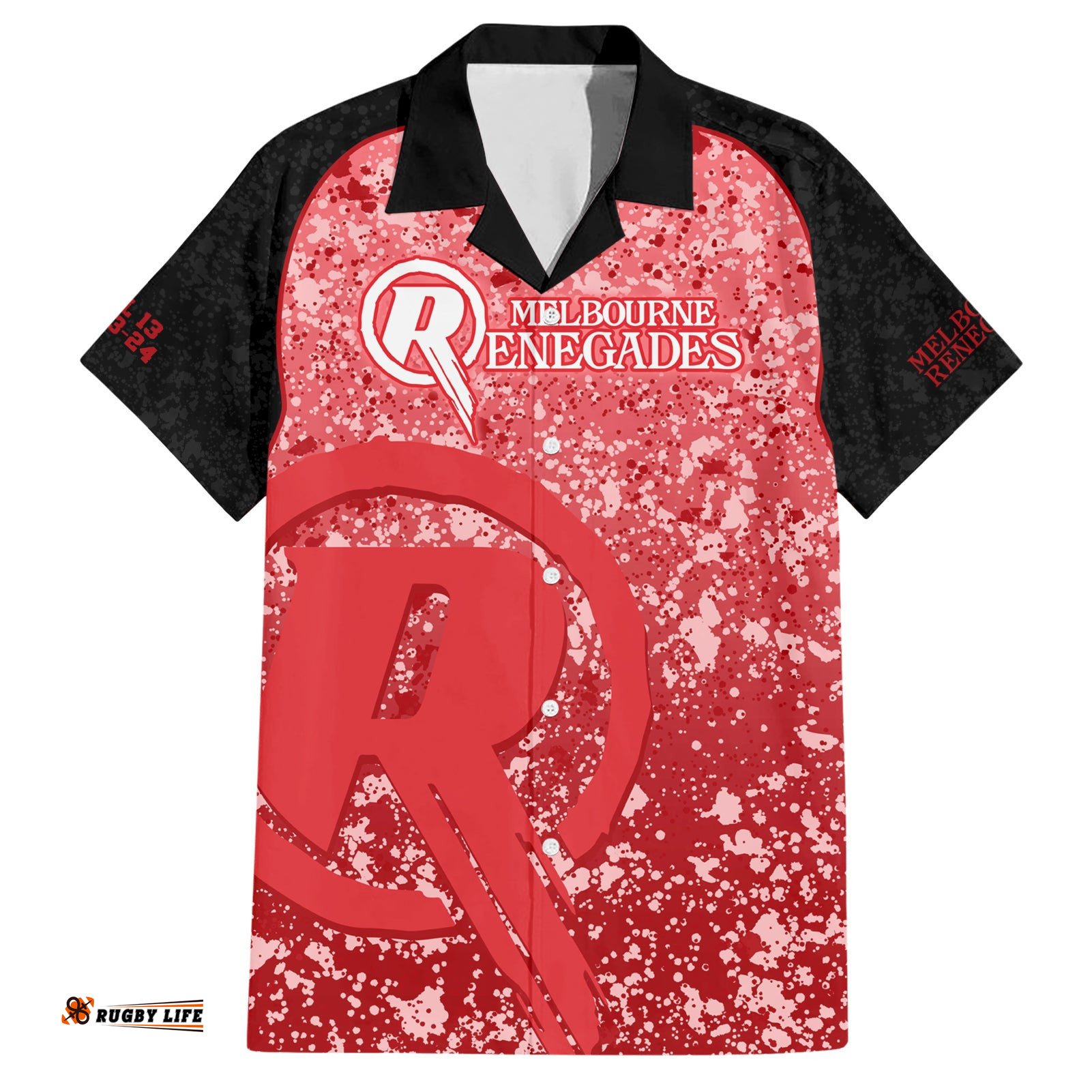 Melbourne Renegades Custom Hawaiian Shirt BBL Cricket Team 2024