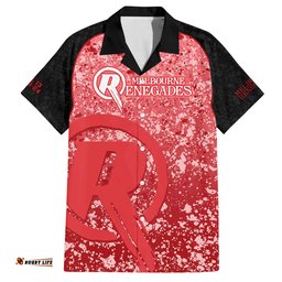 Melbourne Renegades Custom Hawaiian Shirt BBL Cricket Team 2024