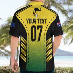 Custom Australia Cricket Hawaiian Shirt Kangaroo Champions Go Aussies