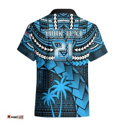Custom Fiji Rugby Hawaiian Shirt Go Fijian Tapa Arty with World Cup Vibe