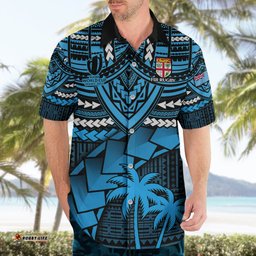 Custom Fiji Rugby Hawaiian Shirt Go Fijian Tapa Arty with World Cup Vibe