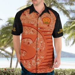 Perth Scorchers Custom Hawaiian Shirt BBL Cricket Team 2024