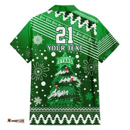 Custom Stars BBL Hawaiian Shirt Christmas Vibe