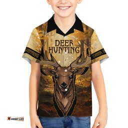 Personalised Deer Hunting Hawaiian Shirt Forest Vibes