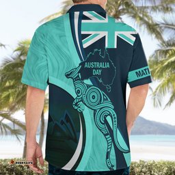 Matildas Soccer Hawaiian Shirt 2024 Happy Australia Day Kangaroo Aussie Proud Turquoise