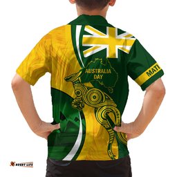 Matildas Soccer Hawaiian Shirt 2024 Happy Australia Day Kangaroo Aussie Proud National Color